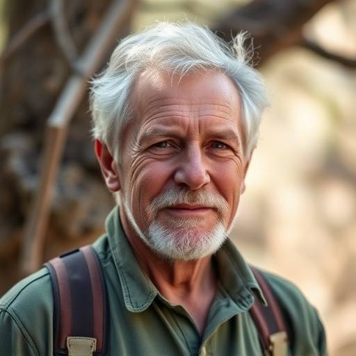 Portrait of Ben Carter, a knowledgeable conservationist and guide